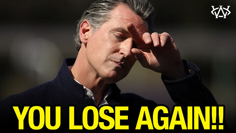 Gavin Newsom EMBARRASSED AGAIN after Judge's Order STAYED!
