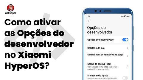Como ativar as Opções do desenvolvedor no Xiaomi HyperOS?