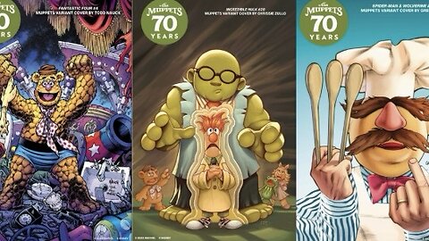 Marvel Celebrates Seventy Years of The Muppets Through a Series of Variant Covers