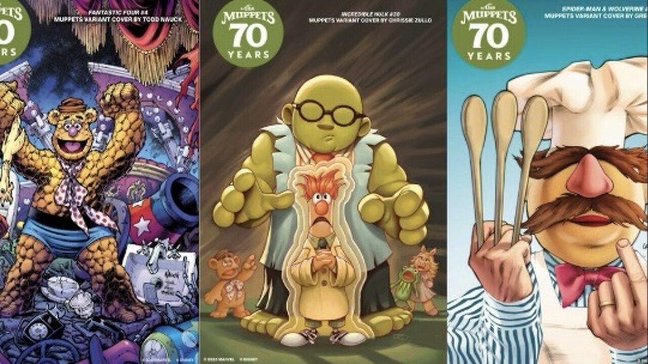 Marvel Celebrates Seventy Years of The Muppets Through a Series of Variant Covers