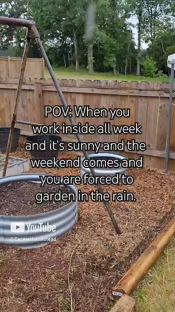 Gardening in the Rain