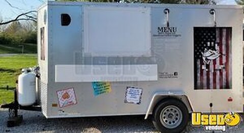 2023 6' x 14' Kitchen Food Concession Trailer | Mobile Food Unit for Sale in Illinois!
