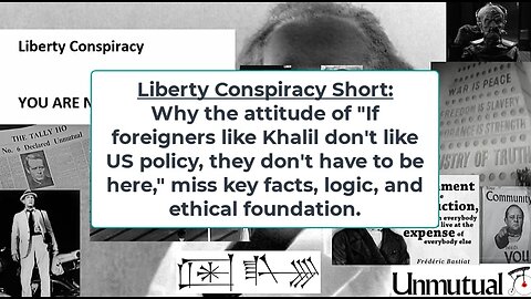 Liberty Conspiracy Short: Misuse of Alien Enemies Act, and Empty Criticism of Mahmoud Khalil