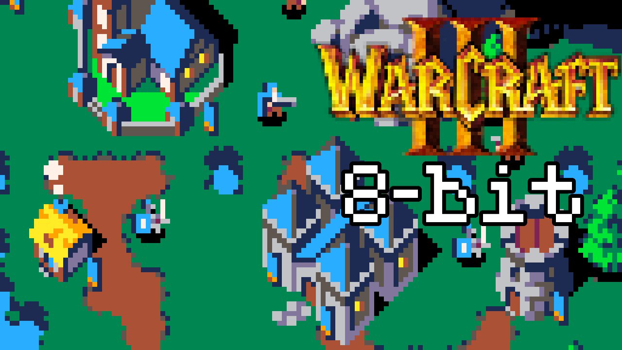 What if Warcraft 3 was demade as an 8-bit game? PicoCraft for Pico-8