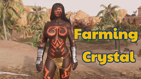 Conan Exiles Beginners guide farming Crystals Busty Boobs breast expansion