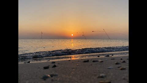 A beautiful sunrise in Kish island 🏝️