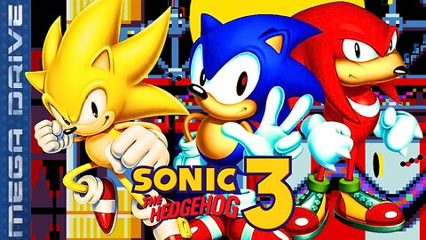 Sonic The Hedgehog 3 - Full Game 100% (Sega Mega Drive) Longplay / No Commentary