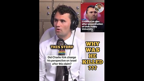 WHY WAS Charlie Kirk KILLED ?!