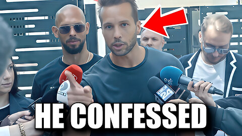 Tate SURPRISES the Media at the Police Station (FULL CONFESSION)