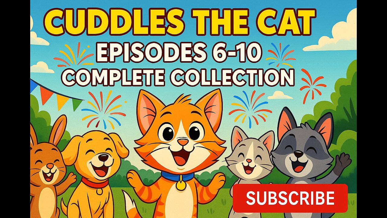 The Dailyyy Stories | Cuddles the Cat | Episodes 6-10 | Complete Collection