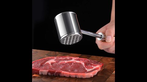 Stainless Steel Meat Tenderizer For Tenderizing Steak, Chicken & Lamb