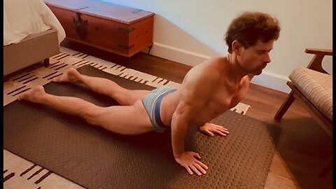 Naked, spinal yoga