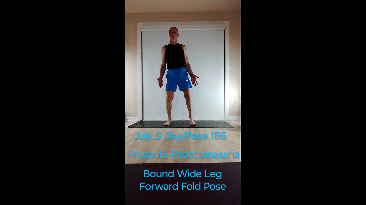 Prasarita Padottanasana / Bound Wide Leg Forward Fold Pose
