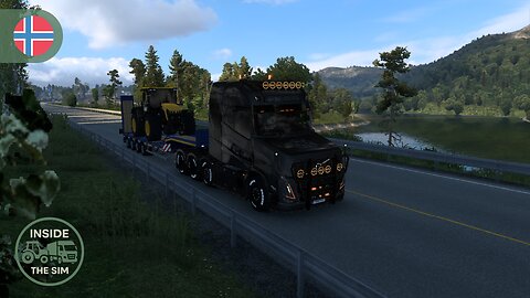 Enjoying relaxing Norway roads | POV | Open Pipe Sound | ETS2