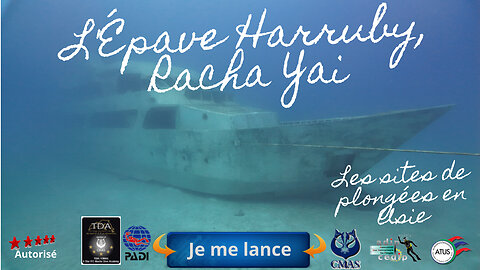 🚢💥 L'Épave Harruby, Racha Yai : Votre Aventure Sous-Marine Facile d'Accès