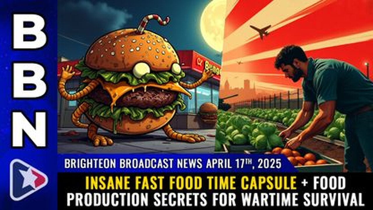 INSANE fast food TIME CAPSULE + Food production secrets for WARTIME survival