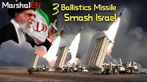 Storm of Ballistics missile launched from all Iranian provinces toward Israel｜ 3 iran missiles