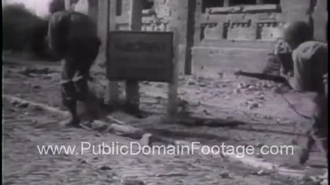 Antwerp Freed Aachen Captured newsreel - stock footage - www.PublicDomainFootage.com