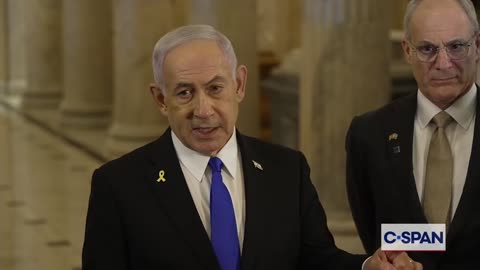 Israeli PM Netanyahu Speaks With Reporters July 8, 2025