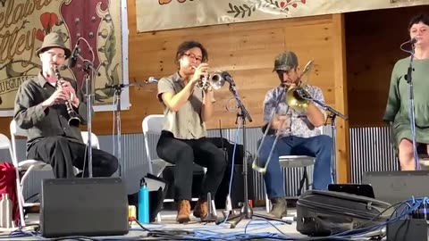 Tuba Skinny- Gorgeous version of Blue Moon of Kentucky, Del. Valley Bluegrass Festival