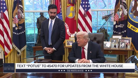 🔴 BREAKING NEWS — President Trump Meets with Zohran Mamdani, Mayor-Elect, New York City