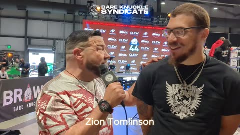 Zion Tomlinson Fires Back at Weigh-In | BKB 44 Bare Knuckle Interview with BigFace