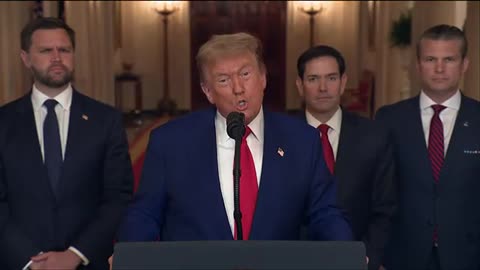 WATCH: President Trump speaks to the nation after US strikes Iran