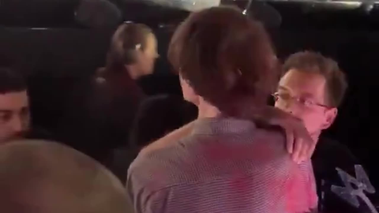 Anti-Israel protester tried to storm the stage as Yuval Raphael sang her song