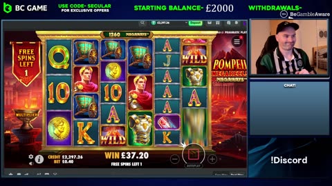 Real Money Casino Gambling @BCgame - !discord to join my wager race! #slots #casino #bcgame
