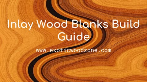 premium inlay wood blanks from Exotic Wood Zone.