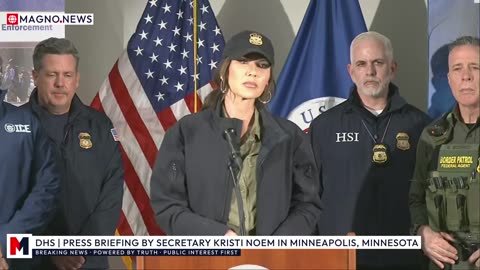 🚨 DHS Sec. Kristi Noem Backs ICE Agent Who Fired Defense Shots in Minneapolis, Minnesota [LIVE] 🧊🧊👶
