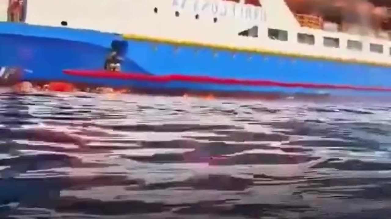 Burning ship