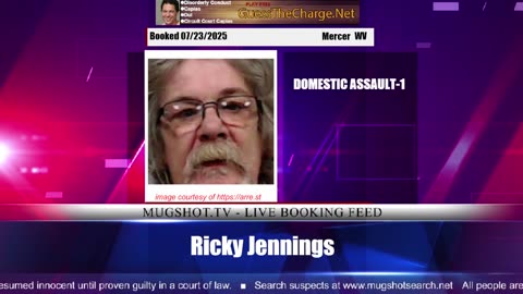 Mugshot TV - Live Arrest Booking Video Stream