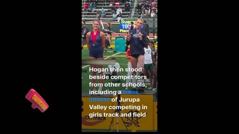 Hero girl's moving act after trans athlete pushed her into second place