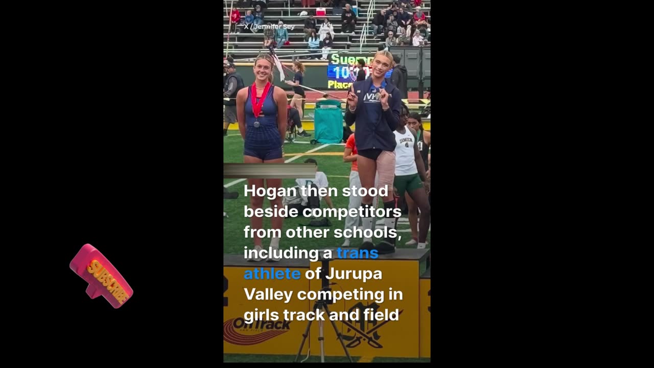 Hero girl's moving act after trans athlete pushed her into second place