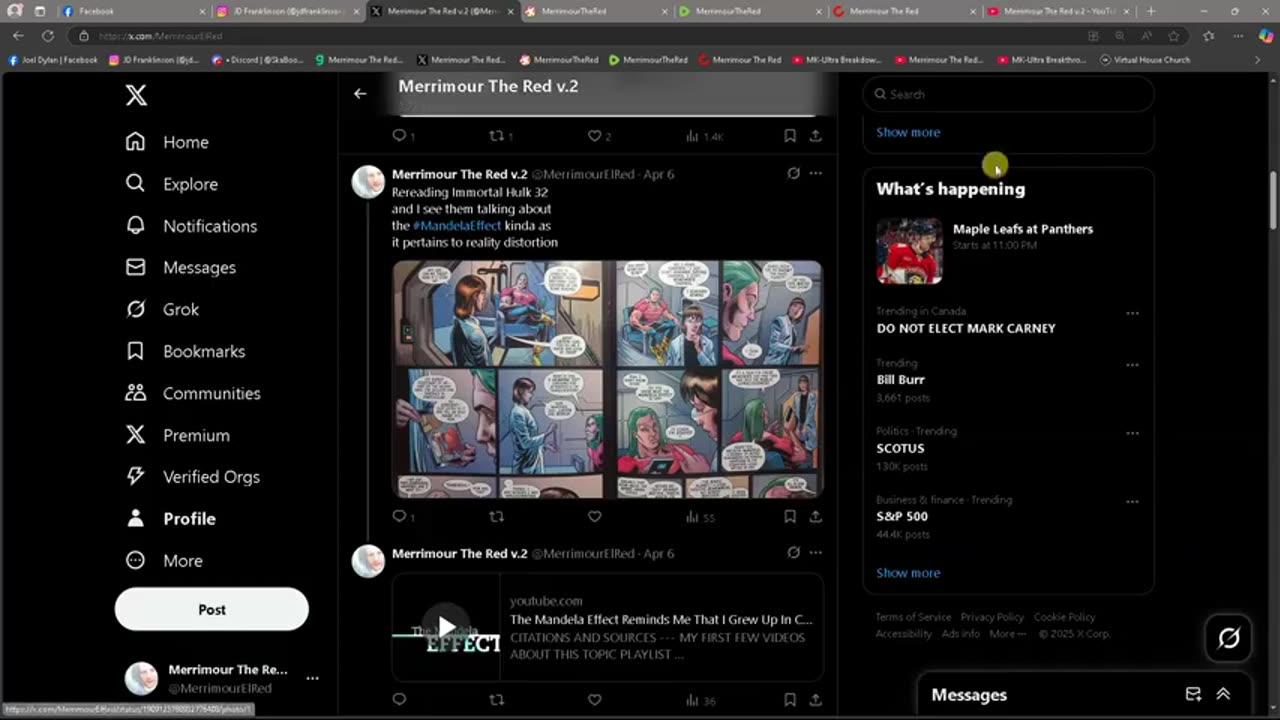 SEEING THE MANDELA EFFECT MENTIONED IN IMMORTAL HULK 32 GOT ME THINKING ABOUT IT AGAIN 😳