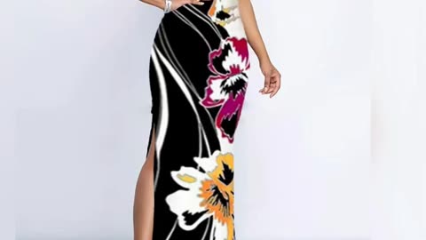 Elegant Bodycon Sleeveless Maxi Dress for Spring & Summer, Women's👧 Clothing