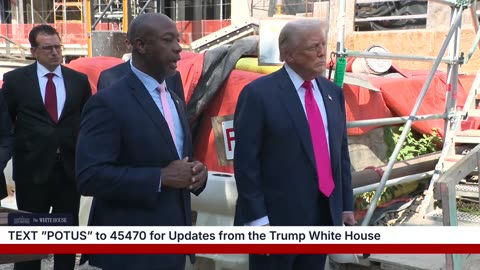 President Trump Visits the Federal Reserve 