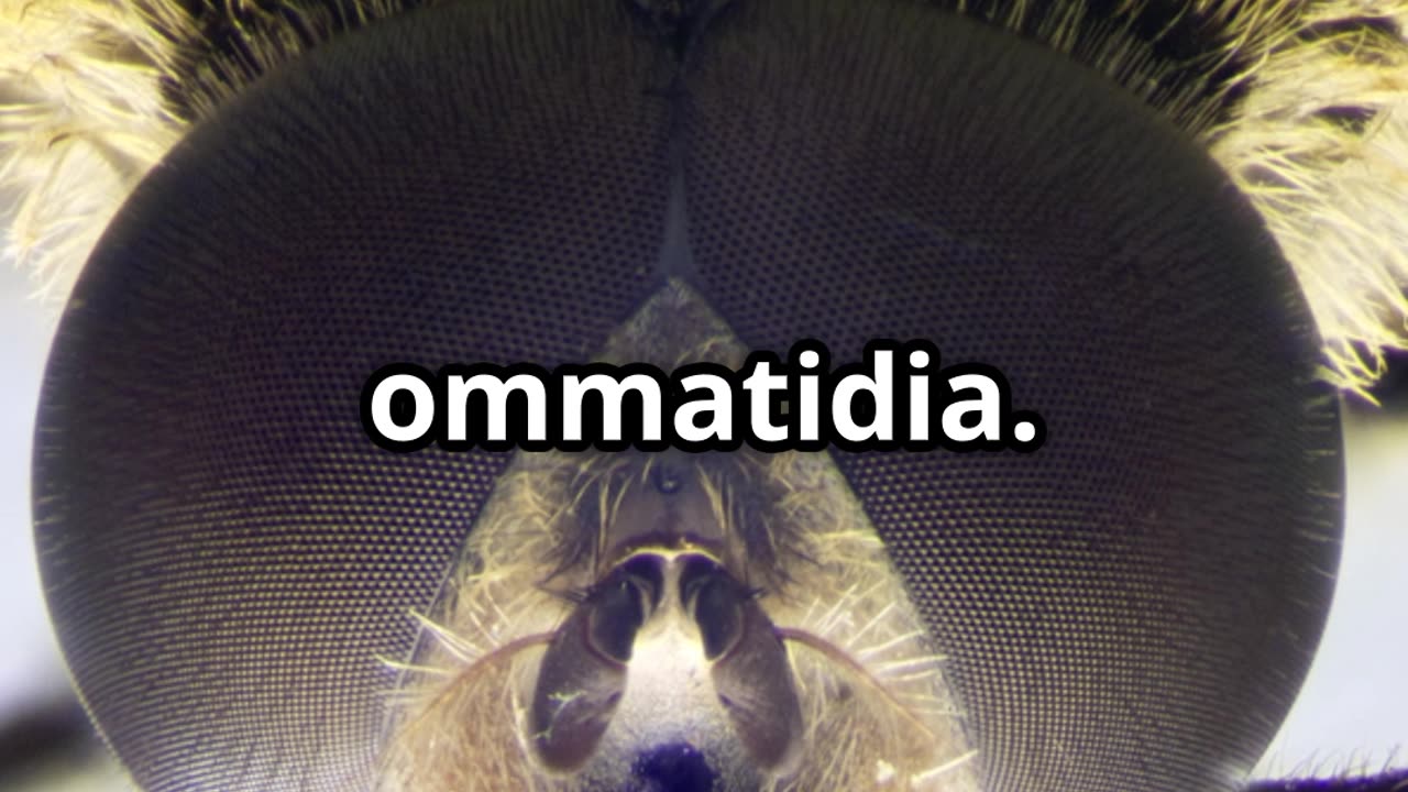 🪰👀 The Secret Superpower of Flies – Near 360° Vision!