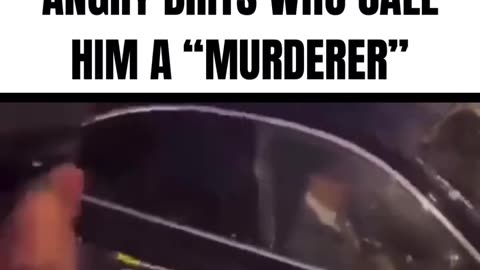 BILL GATES GETS HIS CAR SWAMPED BY ANGRY BRITS WHO CALL HIM A "MURDERER"