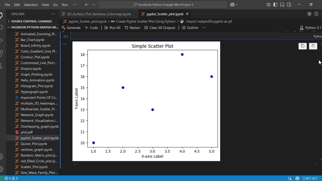 How to Create a Simple Scatter Plot in Python