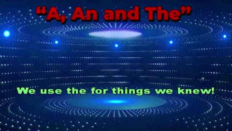 A, An and The – English Grammar Song (A1-A2 Karaoke for Beginners)
