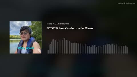 SCOTUS bans Gender care for Minors