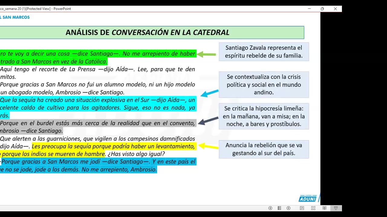 SEMESTRAL ADUNI 2023 | Semana 20 | RM | Literatura S2