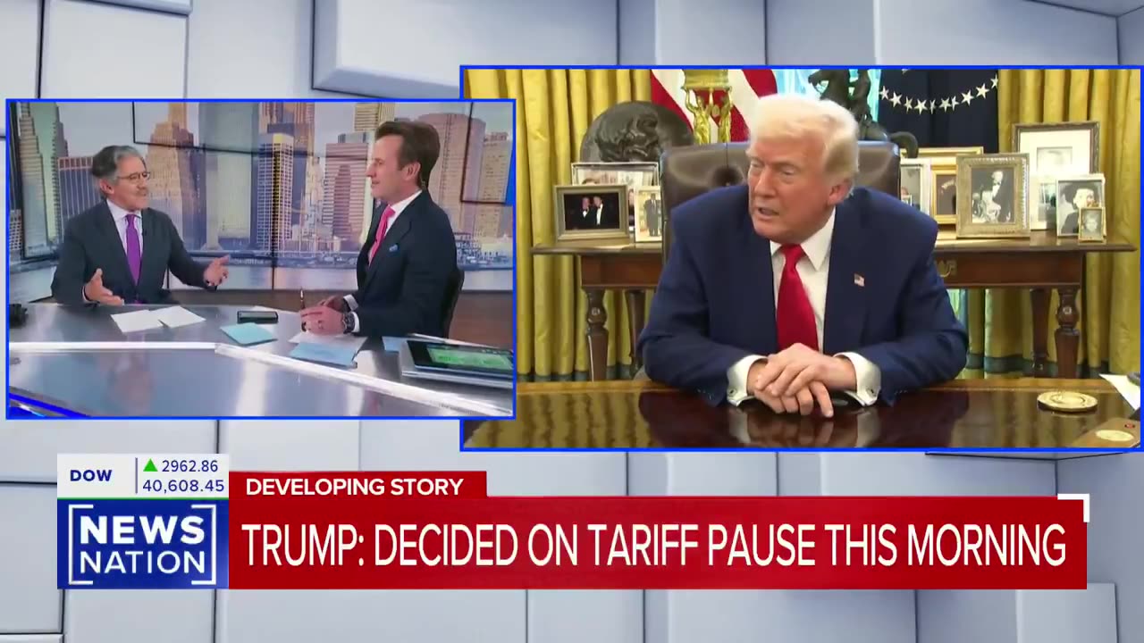 Geraldo Rivera heaps praise on Trump over "BRILLIANT" tariff moves.
