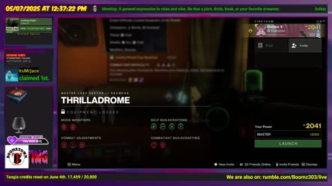 Destiny 2: 5-7-25 Thrilladrome is the Lost Sector. Arc/Strand Surge.