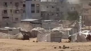 Massive explosions in Gaza right now.