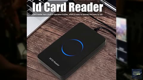 RFID Reader 125Khz/134.2Khz USB Smart ID Card Reader for Access Control, Consump
