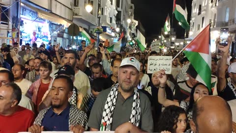 مسيرة احتجاجية منددة بإستمرار العدوان والتجويع والحصار على الشعب الفلسطيني طنجة 27 07 2025 اتحدوا