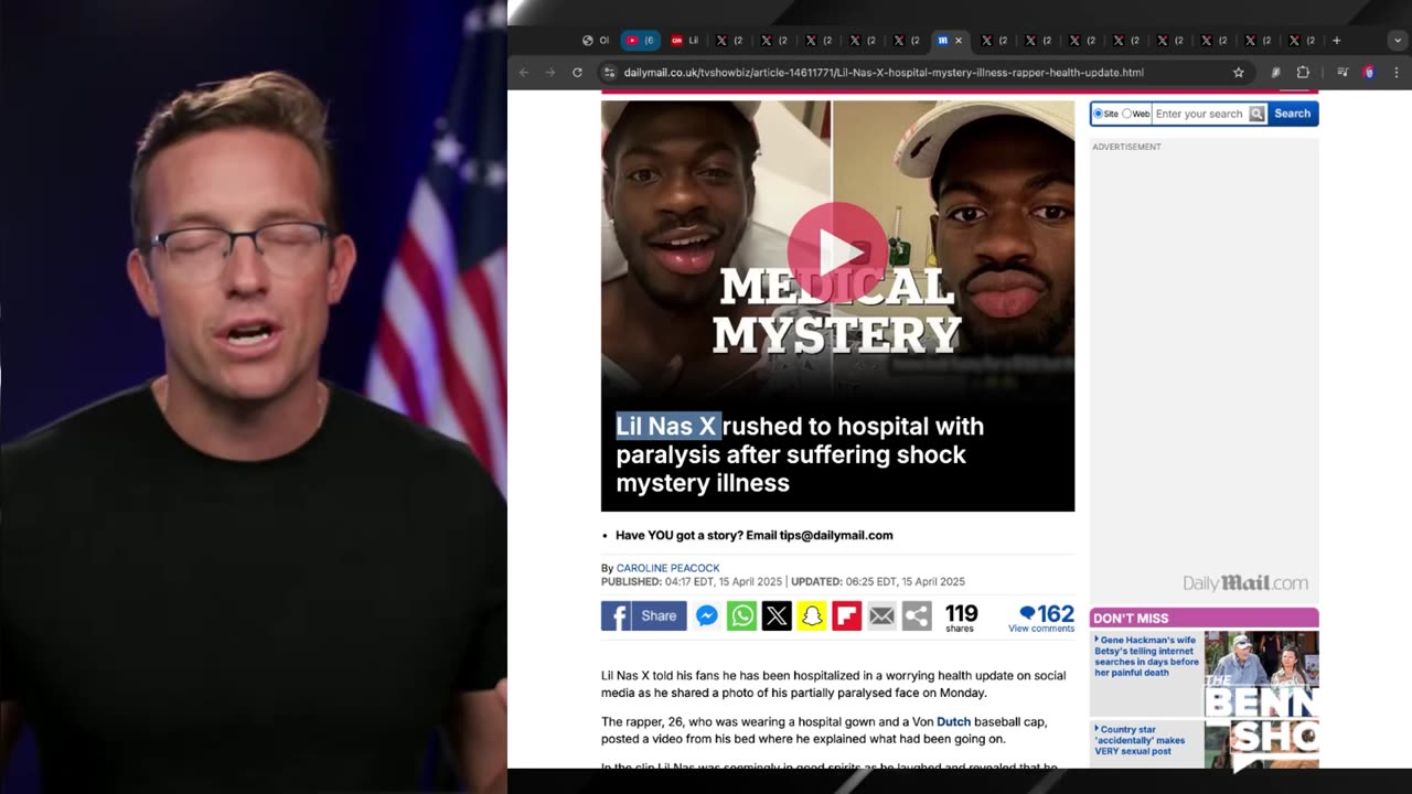 Satanic Rapper mocks Jesus .... has medical crisis